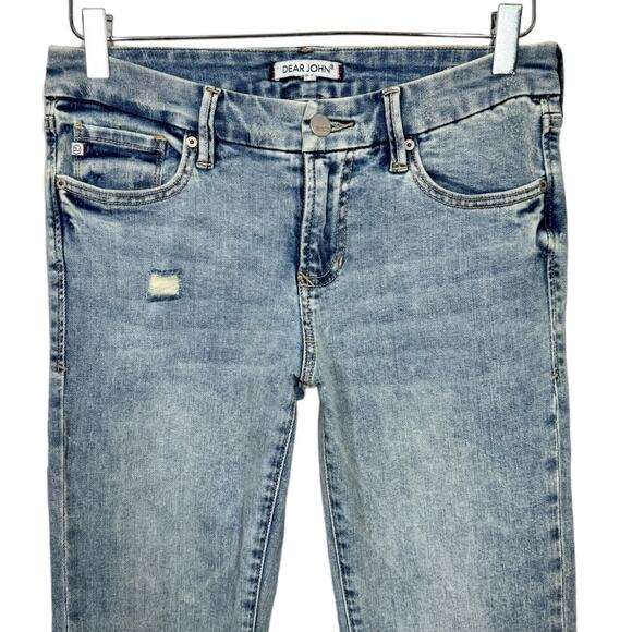 Dear John Sloane Embroidered Bootcut Jeans 27 Floral Embroidered Arbor Mid Rise - Picture 8 of 11